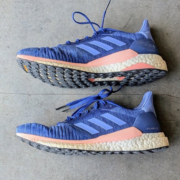 Adidas Women's Solar Glide ST Running Shoes in Mystery Ink Blue size 10 - Picture 10 of 11